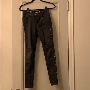 Levi’s 710 Super Skinny jeans with studs